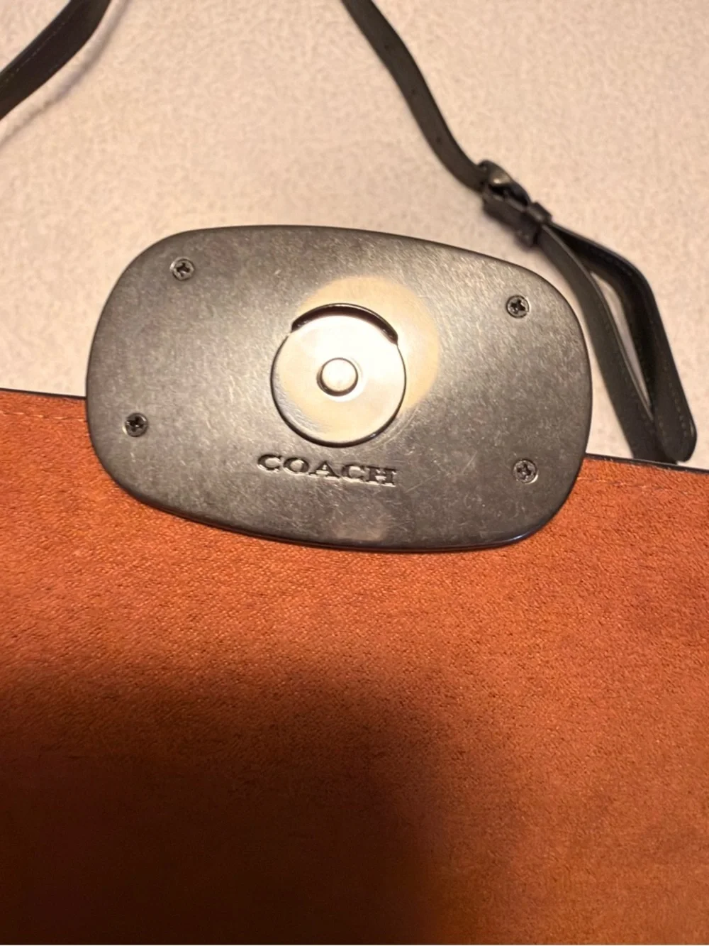 COACH - Eliza Top Handle Bag in Leather (CT852) - Picture 13 of 16